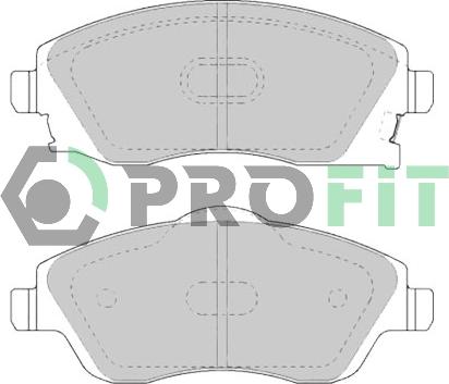 Profit 5000-1424 - Brake Pad Set, disc brake autospares.lv