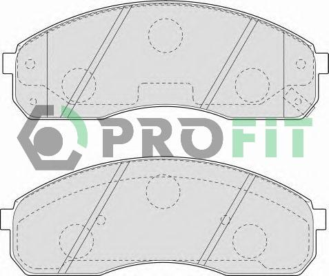 Profit 5000-1595 - Brake Pad Set, disc brake autospares.lv