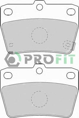 Profit 5000-1531 - Brake Pad Set, disc brake autospares.lv