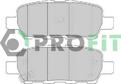 Profit 5000-1693 C - Brake Pad Set, disc brake autospares.lv