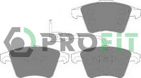 Profit 5000-1642 C - Brake Pad Set, disc brake autospares.lv