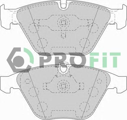 Profit 5000-1628 C - Brake Pad Set, disc brake autospares.lv