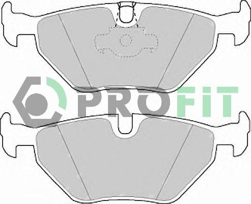 Profit 5000-1075 - Brake Pad Set, disc brake autospares.lv