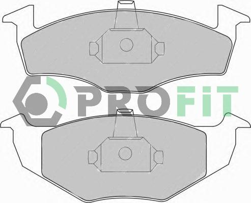 Profit 5000-1101 - Brake Pad Set, disc brake autospares.lv