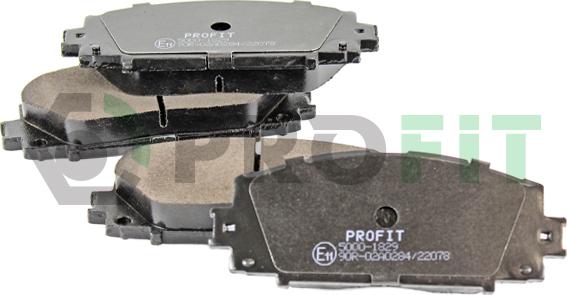 Profit 5000-1829 - Brake Pad Set, disc brake autospares.lv