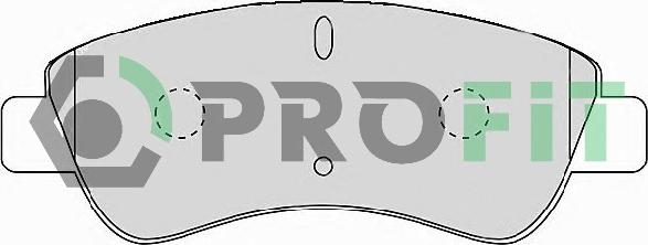 Profit 5000-1399 - Brake Pad Set, disc brake autospares.lv