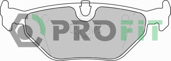 Profit 5000-1301 C - Brake Pad Set, disc brake autospares.lv