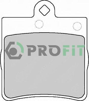 Profit 5000-1311 C - Brake Pad Set, disc brake autospares.lv