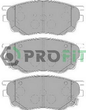 Profit 5000-1707 - Brake Pad Set, disc brake autospares.lv