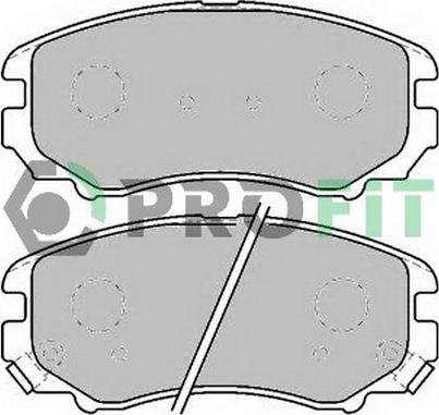 Profit 5000-1733 C - Brake Pad Set, disc brake autospares.lv