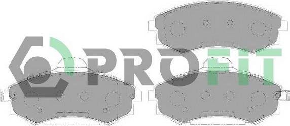 Profit 5000-1737 C - Brake Pad Set, disc brake autospares.lv