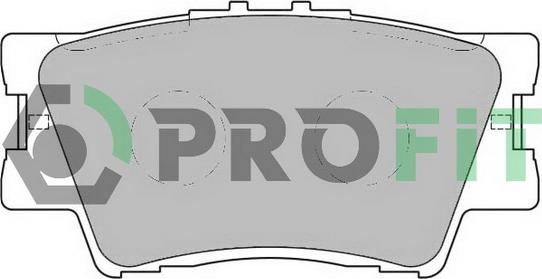 Profit 5000-2015 - Brake Pad Set, disc brake autospares.lv