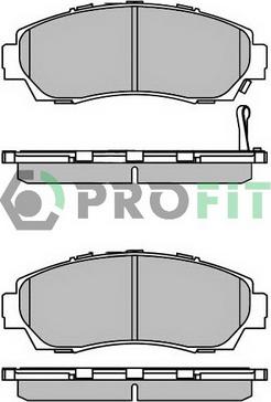 Profit 5000-2010 C - Brake Pad Set, disc brake autospares.lv