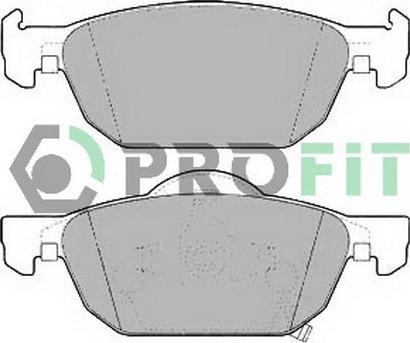 Profit 5000-2025 - Brake Pad Set, disc brake autospares.lv