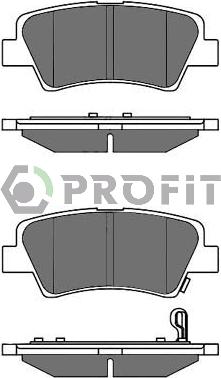 Profit 5000-2023 C - Brake Pad Set, disc brake autospares.lv