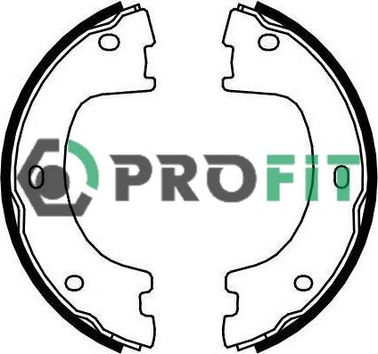 Profit 5001-4103 - Brake Shoe Set autospares.lv