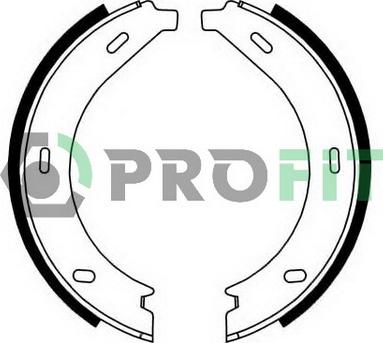 Profit 5001-0536 - Brake Shoe Set autospares.lv