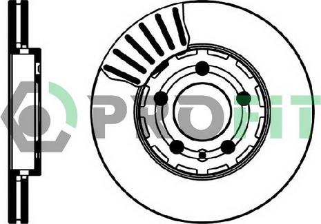 Profit 5010-0927 - Brake Disc autospares.lv