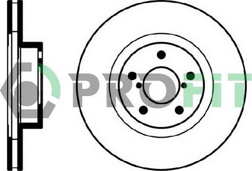 Profit 5010-0679 - Brake Disc autospares.lv