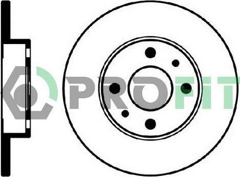 Profit 5010-0140 - Brake Disc autospares.lv