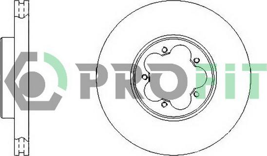 Profit 5010-1555 - Brake Disc autospares.lv