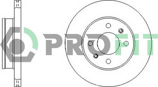 Profit 5010-1632 - Brake Disc autospares.lv