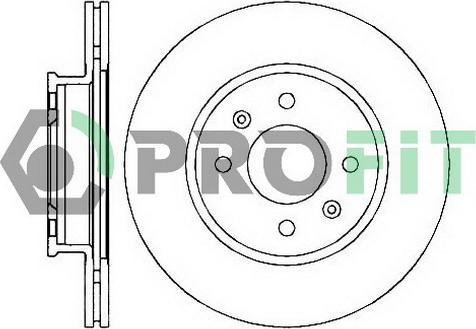 Profit 5010-2016 - Brake Disc autospares.lv