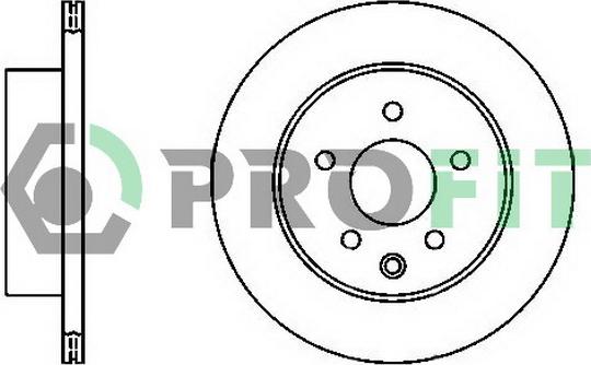 Profit 5010-2020 - Brake Disc autospares.lv