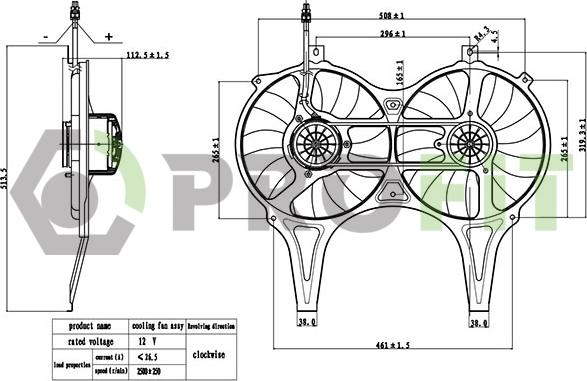 Profit 1850-0073 - Fan, radiator autospares.lv