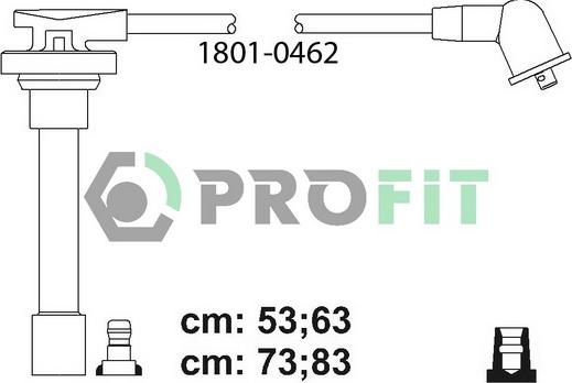 Profit 1801-0462 - Ignition Cable Kit autospares.lv