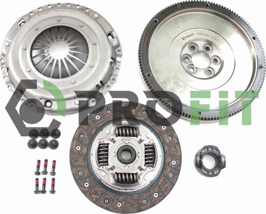 Profit 2525-1001 - Clutch Kit autospares.lv