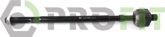 Profit 2303-0381 - Inner Tie Rod, Axle Joint autospares.lv