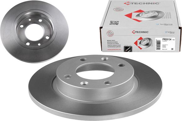 Protechnic PRD5134 - Brake Disc autospares.lv