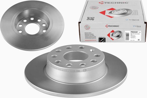 Protechnic PRD5391 - Brake Disc autospares.lv