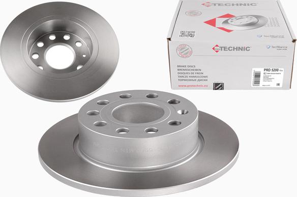 Protechnic PRD5200 - Brake Disc autospares.lv