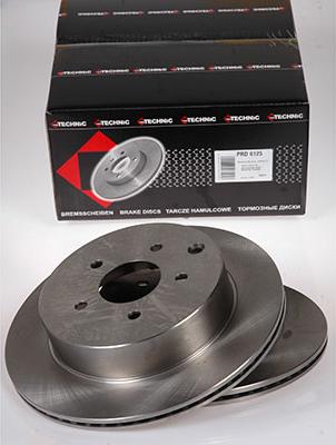 Protechnic PRD6125 - Brake Disc autospares.lv