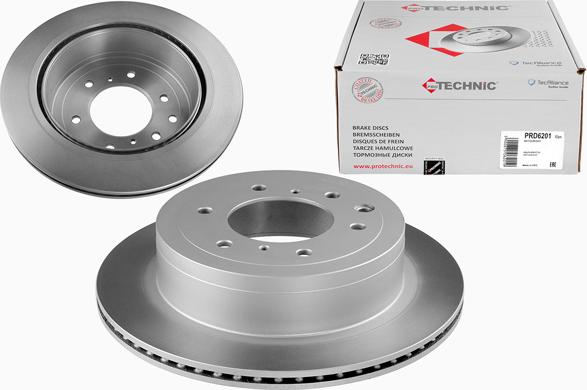 Protechnic PRD6201 - Brake Disc autospares.lv