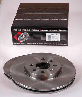 Protechnic PRD2450 - Brake Disc autospares.lv