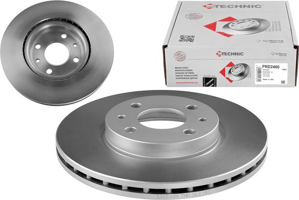 Protechnic PRD2460 - Brake Disc autospares.lv