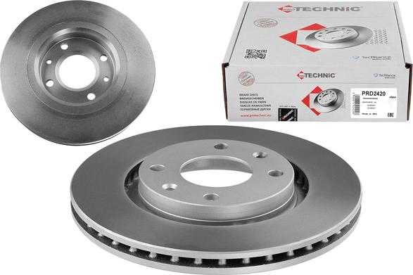 Protechnic PRD2420 - Brake Disc autospares.lv