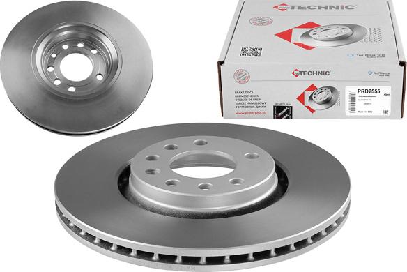 Protechnic PRD2555 - Brake Disc autospares.lv