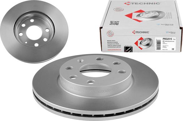 Protechnic PRD2515 - Brake Disc autospares.lv