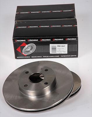 Protechnic PRD2647 - Brake Disc autospares.lv