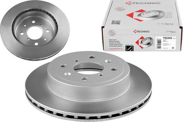 Protechnic PRD2659 - Brake Disc autospares.lv