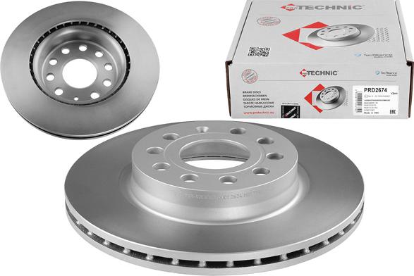 Protechnic PRD2674 - Brake Disc autospares.lv