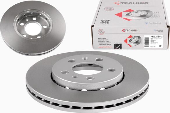 Protechnic PRD2147 - Brake Disc autospares.lv