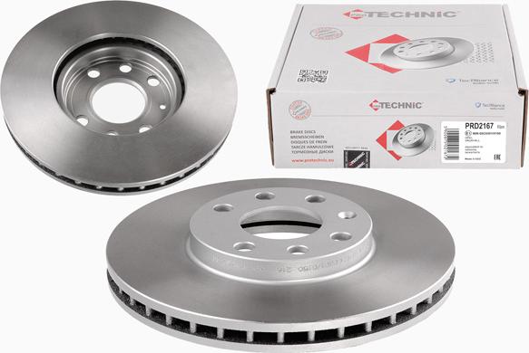 Protechnic PRD2167 - Brake Disc autospares.lv