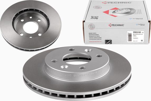 Protechnic PRD2105 - Brake Disc autospares.lv