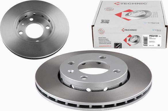 Protechnic PRD2108 - Brake Disc autospares.lv