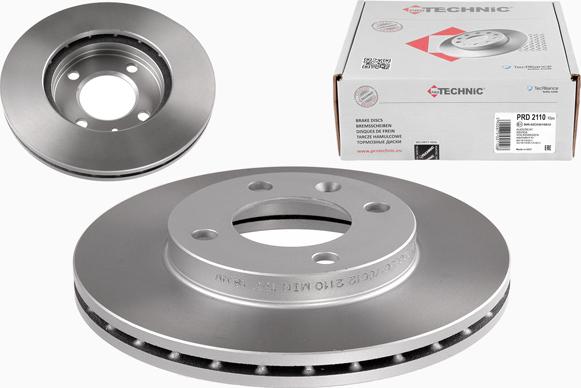 Protechnic PRD2110 - Brake Disc autospares.lv